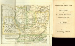 Průvodce pro emigranty, obsahující náčrtky Illinois, Missouri a přilehlých částí, od J. M. Pecka, publikoval Lincoln a Edmands, Boston, 1831 od American School