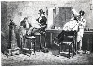 A Richmond Barbers Shop, 1861 od American School