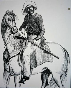 Texas Ranger, c.1845 (rytina) od American School