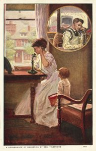 Marketingový telefonní hovor (barevné lito) od American School