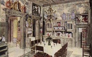 Vzorová německá jídelna (barva litho) od American School