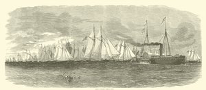 Minometná flotila admirála Porterse, 1862 od American School
