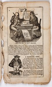 A když selžeme – selžeme! Macbeth, strana 7 z Eltonova komiksu All-my-back, 1838 od American School