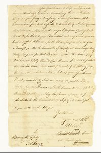 Arnold Benedict (1741-1801) generál, kontinentální armáda, zrádce. Podepsaný podpis ("Benedict Arnold Commr. at Ticonderoga") Výboru pro bezpečnost v Albany, Ticonderoga, 22. května 1775 (pero a inkoust na papíře) od American School