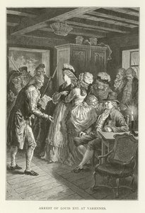 Zatčení Ludvíka XVI. ve Varennes od American School