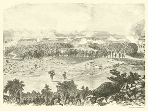 Bitva u Gettysburgu, Summit of Little Round Top, 2. července, července 1863 od American School