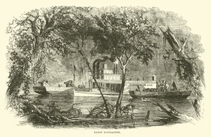 Bayou Navigation, březen 1863 od American School