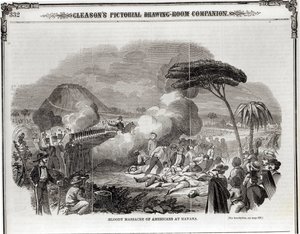 Krvavý masakr Američanů v Havaně, září 1851, z 