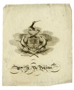 Knihovna Williama Axtella De Peystera (1793-1856), kolem 1840 od American School
