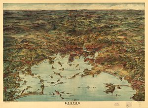 Boston a okolí, kolem roku 1905 od American School
