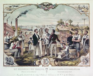 By Industry We Thrive, publikovali Kimmel a Voigt, 1873 od American School