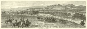 Tábor na úpatí Blue Ridge, říjen 1863 od American School