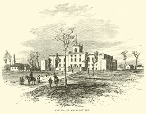 Capitol v Milledgeville, listopad 1864 od American School