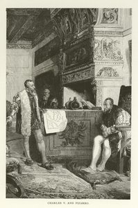 Charles V a Pizarro od American School