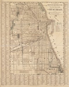 Mapa Chicaga od American School