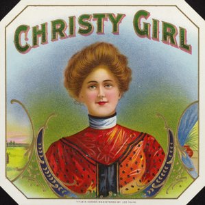 Christy Girl, Cigar Label od American School
