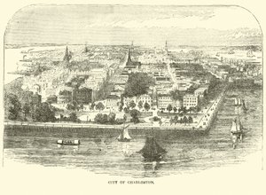 Město Charleston, květen 1862 od American School