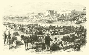 Konfederační evakuace Brownsville, listopad 1863 od American School
