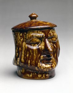 Zakrytá nádoba, c. 1850 (kamenina) od American School