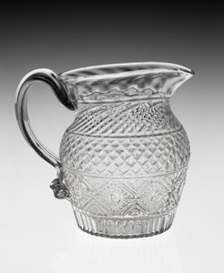 Krémový džbán, c. 1820-1840 (olovnaté sklo) od American School