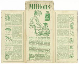 Cuticura Soap [přeložená vizitka nebo krabička verso] od American School