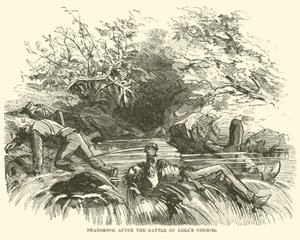 Deadbrook po bitvě u Ezras Church, srpen 1864 od American School