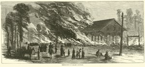 Zničení Millen Junction, listopad 1864 od American School