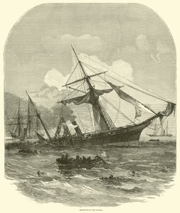 Zničení Alabamy, červen 1864 od American School