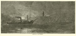 Zničení Albemarle, říjen 1864 od American School