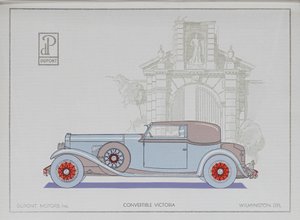 DuPont Motor Cars: Cabrio Victoria, 1921 od American School