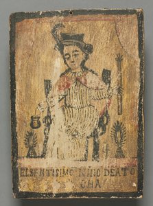 El Santo Nino de Atocha: oltářní obraz světce od American School