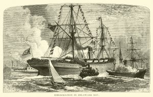 Nalodění v Delaware Bay od American School