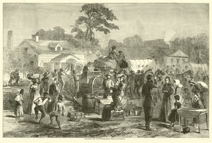 Exodus Konfederace z Atlanty, září 1864 od American School