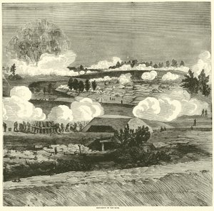 Výbuch dolu, červenec 1864 od American School