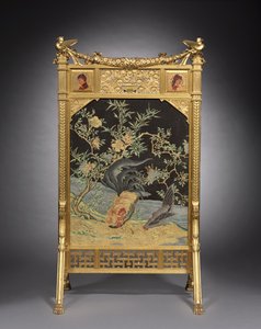 Fire Screen, Herter Brothers, kolem 1878-1880 od American School
