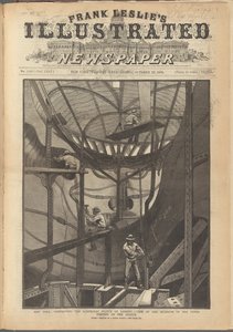 Přední strana Ilustrovaných novin Franka Leslieho, 23. října 1886 od American School
