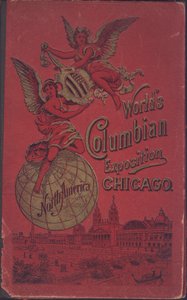 Přední strana průvodce po světové kolumbijské výstavě v Chicagu od American School