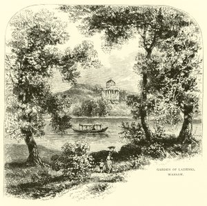 Zahrada Lazienki, Varšava od American School