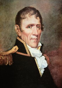 Generál Andrew Jackson (barevné lito) od American School