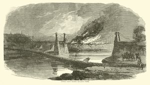 Generál Logan překračující Bayou Pierre, květen 1863 od American School
