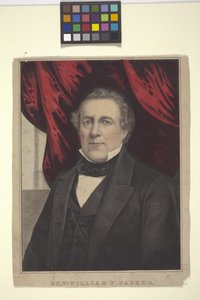Genl. William F. Packer (ručně kolorovaná litografie) od American School