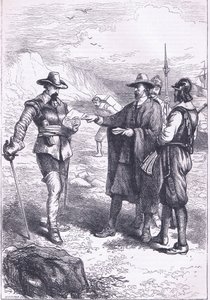 Gortonovo přistání (1646), ilustrace z Cassell