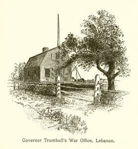 Guvernér Trumbulls War Office, Libanon, Connecticut od American School