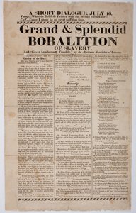 Velká a skvělá Bobalition of Slavery, 1822 od American School