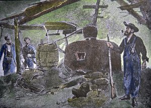 „Hill-Billy Moonshine Still“ od American School