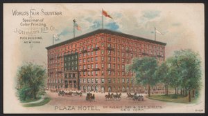 Hotel Trade Card (barevné rytí) od American School
