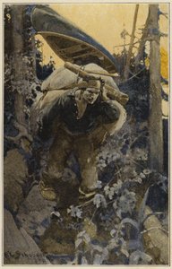 Ilustrace ke Dni volna a jiným odbočkám (barevná litografie) od American School