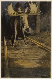 Ilustrace ke Dni volna a jiným odbočkám (barevná litografie) od American School