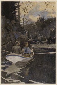 Ilustrace ke Dni volna a jiným odbočkám (barevná litografie) od American School