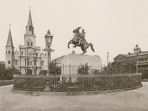 Jackson Square, New Orleans (hlubotisk) od American School